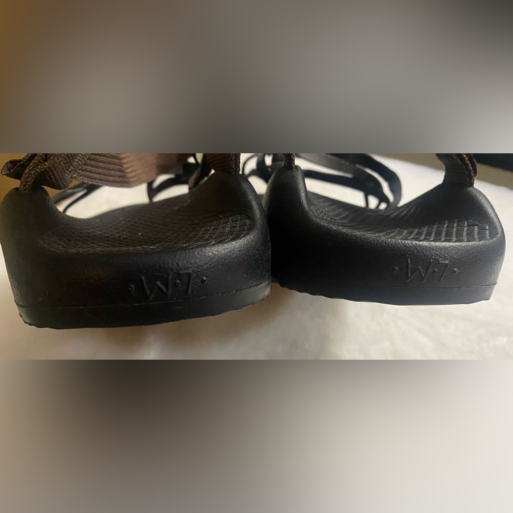 Chaco Brown and Black Patterned Sandals - Picture 8 of 8